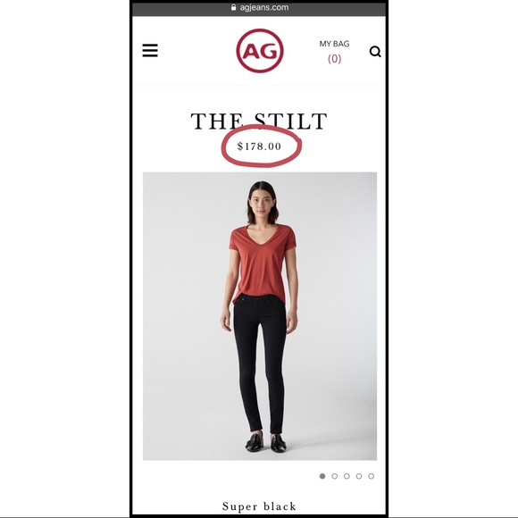 AG Adriano Goldschmied black Stilt Skinny Jeans 26 - Picture 2 of 8